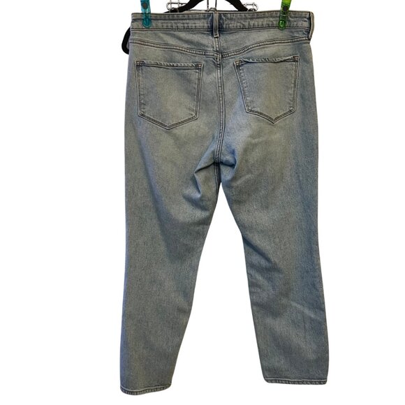 Old Navy Women’s High Rise Slim Straight Jeans Size 10 Light Wash Denim - Picture 3 of 7